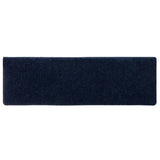 Stair Mats Self-adhesive 15 pcs 65x21x4 cm Navy Rectangular Edge 326191
