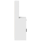 Highboard with Drawer White 40 x 40.5 x 135 cm Engineered Wood 865073
