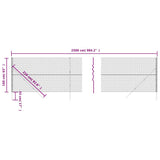 Chain Link Fence Green 1.6x25 m 153916