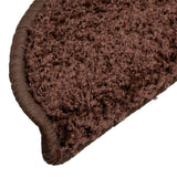 Stair Mats 20 pcs 56x17x3 cm Brown Half Round 3365840