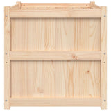 Garden Planter 70x70x70 cm Solid Wood Pine 837434