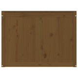 Laundry Box Honey Brown 88.5x44x66 cm Solid Wood Pine 823572