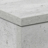 Bedside Cabinet Concrete Grey 38x35x56 cm Engineered Wood 800458