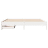 Bed Frame without Mattress White 180x200 cm Super King Solid Wood Pine 3301702