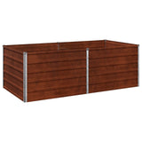 Raised Garden Bed Rusty 160 x 80 x 55 cm corton 8006402