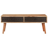 Coffee Table 100x50x39 cm Solid Acacia Wood 322666