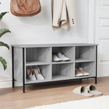 Shoe Cabinet Grey Sonoma 100x35x50 cm Engineered Wood 831841