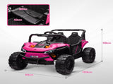12V Battery Powered Ride on Truck w/ Remote, Four Suspension Wheels, Horn, Lights, Music, USB, for T3398P348437