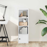 Bookcase White 31x24x102 cm Engineered Wood 860337