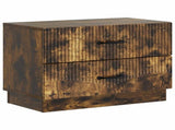 Bedside Cabinet Smoked Oak 62 x 34.5 x 44.5 cm Engineered Wood 895240