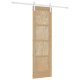 Sliding Door Brown 61 x 198.5 cm Solid Pine Wood 3333212