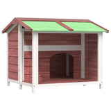Dog Kennel Mocha 96x87x80.5 cm Solid Wood Pine 172266
