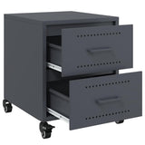 Bedside Cabinet Anthracite 36x39x43.5 cm Steel 846630