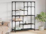 Bookshelf Black Oak 99 x 35.5 x 176 cm Engineered Wood 882777