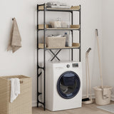 Washing Machine Shelf Sonoma Oak 67x25x163 cm Engineered Wood 838979