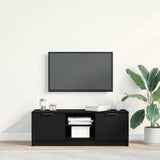 TV Cabinet Black Oak 102 x 32 x35.5 cm Engineered Wood 862747
