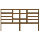 Bed Headboard Honey Brown 186x4x104 cm Solid Wood Pine 818158