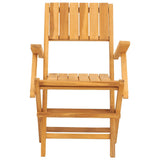 Folding Garden Chair Set of 2 Teak Solid teak wood 362760