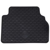 Car Mat 4 pcs Black Rubber 42029132