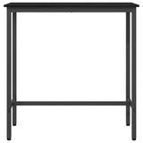 Table Black Oak 100 x 40 x 100.5 cm Engineered Wood and Steel 873738