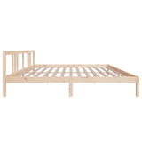 Bed Frame without Mattress Solid Wood 200x200 cm 814904