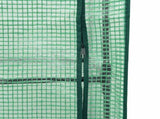 Raised Bed with Greenhouse Cover Rattan Look 160x40x123 cm 4015798