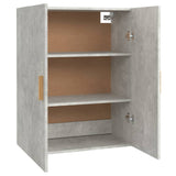 Hanging Wall Cabinet Concrete Grey 69.5x34x90 cm 812262