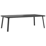 ZNTS Garden Coffee Table Anthracite 110x55x35cm Steel 362813