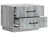 Bedside Cabinet 2 pcs Grey Sonoma 43 x 34.5 x 44.5 cm 895228