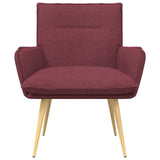 Armchair Wine Red Fabric 42047701
