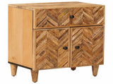 Bedside Table Brown 50 x 33 x 60 cm Solid Mango Wood 4018927
