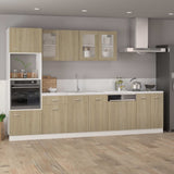 Hanging Cabinet Sonoma oak Engineered wood Medium Cabinet 801255