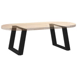 Coffee Table Legs U-Shaped 2 pcs Black 60x cm Steel 4012768
