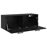 Wall Cabinet Black oak 100 x 36.5 x 35 cm Engineered wood 879575
