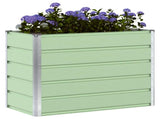Planter Pastel Green 100 x 50 x 77 cm Galvanised Steel 42018255