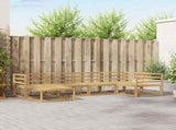 Outdoor Sofa Set 6 pcs White 325 x 166.5 x 73 cm 3386673