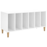 Record Cabinet White 100x38x48 cm Engineered Wood 831973