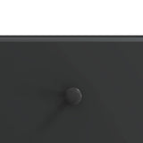 TV Cabinet with Drawer Black 147 x 34.5 x 30 cm Engineered Wood 895626