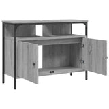 Bathroom Sink Cabinet Grey Sonoma 80x30x60 cm Engineered Wood 842444