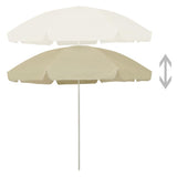 314707 Beach Parasol Sand Yellow 300 cm