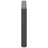 Coffee Table Legs U-Shaped 2 pcs Anthracite 60x cm Steel 4013162