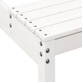 Picnic Table White 160x134x75 cm Solid Wood Pine 832563