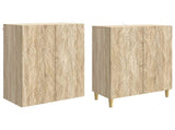 Cabinet Set 2 pcs Sonoma Oak Engineered Wood 3416702