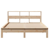 Bed Frame Natural Pine Solid pinewood, plywood Double 3309743