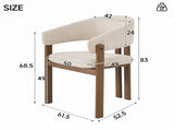 Set of 2, metal chairs, dining chairs, suitable for homes, restaurants, living rooms, and cafes, N606P379261B