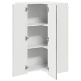 Wall Corner Cabinet LUCCA Grey Sonoma 57 x 57 x 100 cm 885171