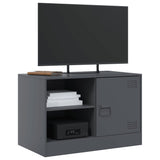 TV Cabinets 2 pcs Anthracite 67x39x44 cm Steel 841696