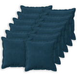 Cushion with Pillow HOUTEN 12 pcs Blue Velvet 935076