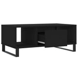 Coffee Table Black 90x50x36.5 cm Engineered Wood 830597