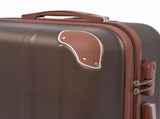 Four Piece Hardcase Trolley Set Coffee 91194